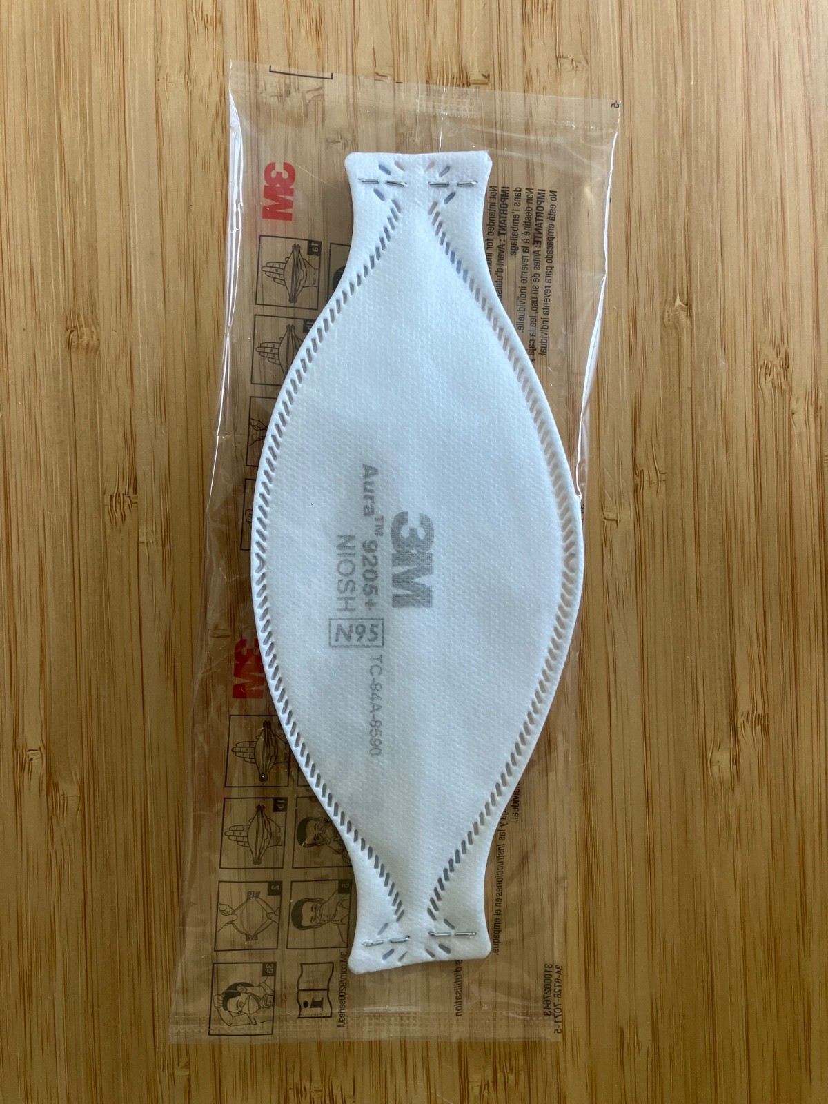 3M Aura 9205 N95 Particulate Respirator Face Mask (lot of 50) USA. Sealed