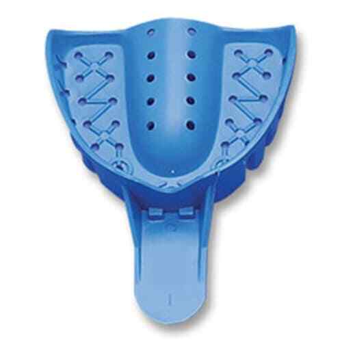 Tray-Aways #1 Perforated Large Upper Full-Arch Plastic Impression Trays, 12/Pk