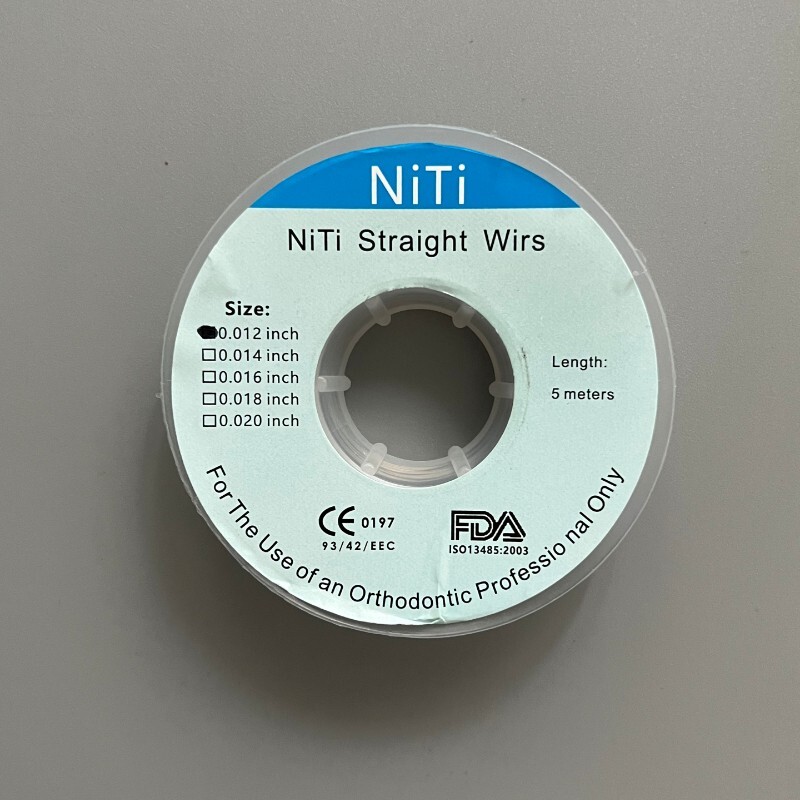 1 Roll Dental Orthodontic Niti Wire 5 Meter Straight Niti Arch Wire 012inch