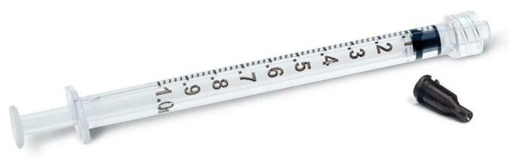 **100** Micsafe Med 1ml Luer-lock Needleless Oral Syringe