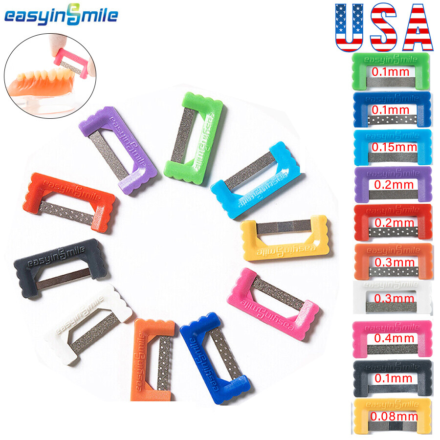 Dental Orthodontic Interproximal IPR/IR Strip polishing enamel reduction Strips