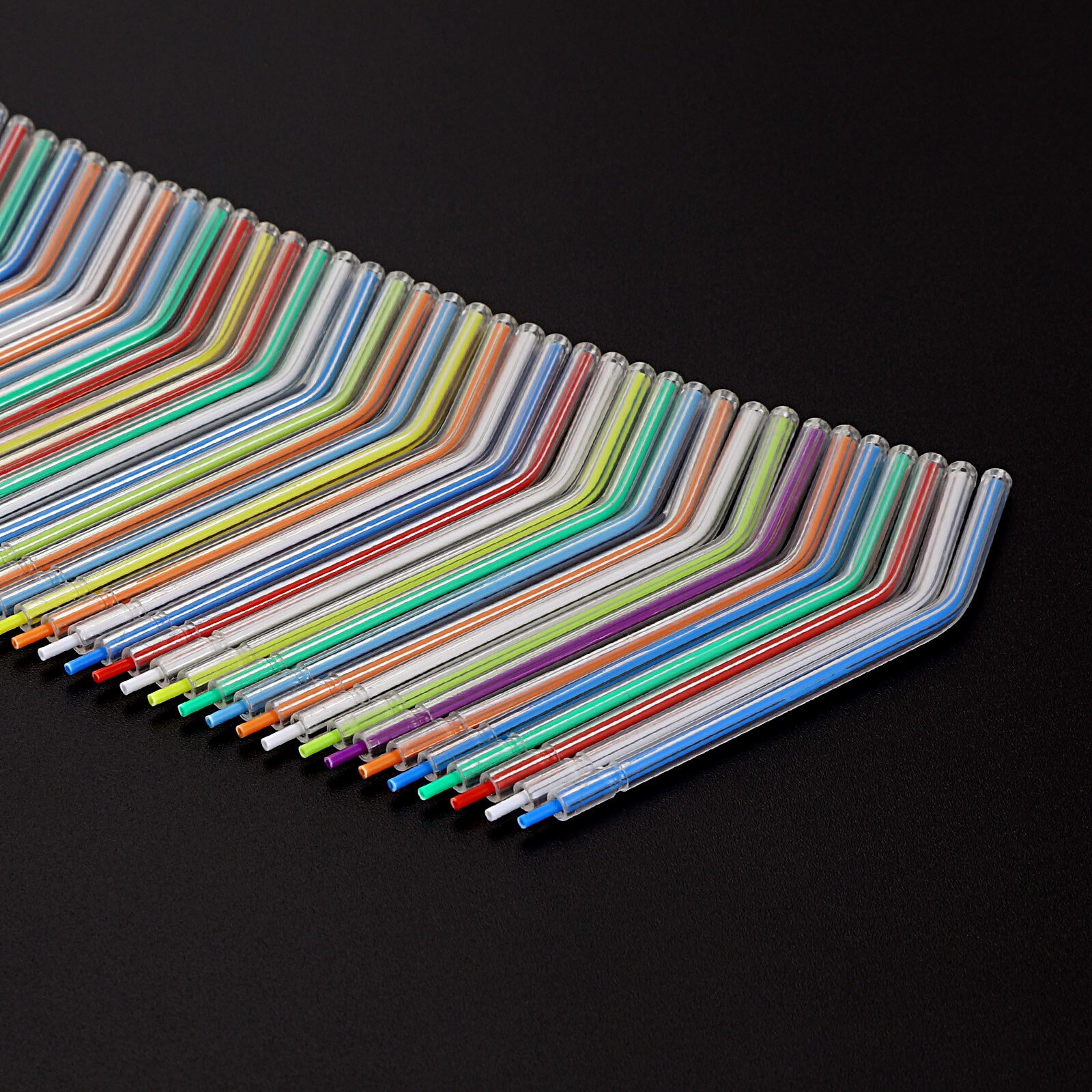 500Pcs Disposable Nozzle Tubes Tips for Dental 3-Way Spray Air Water Syringe