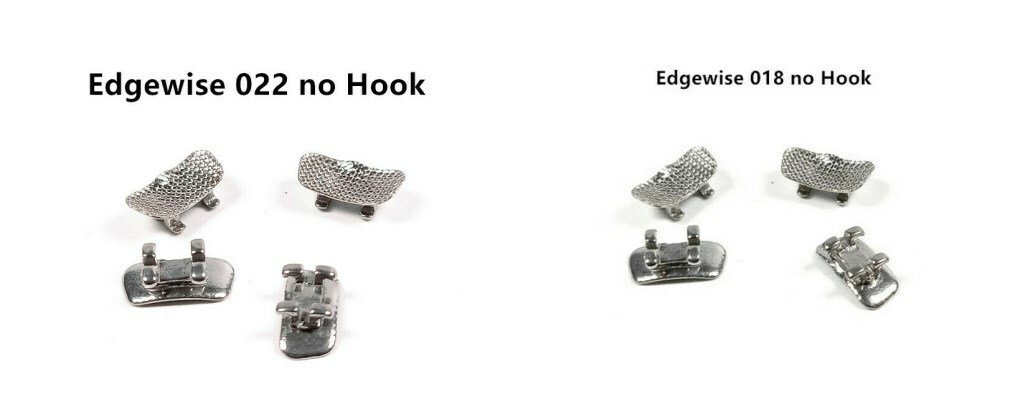 4Pcs/Kit Dental Orthodontic 1st Molar Wide Big Bracket Roth/MBT/Edgewise