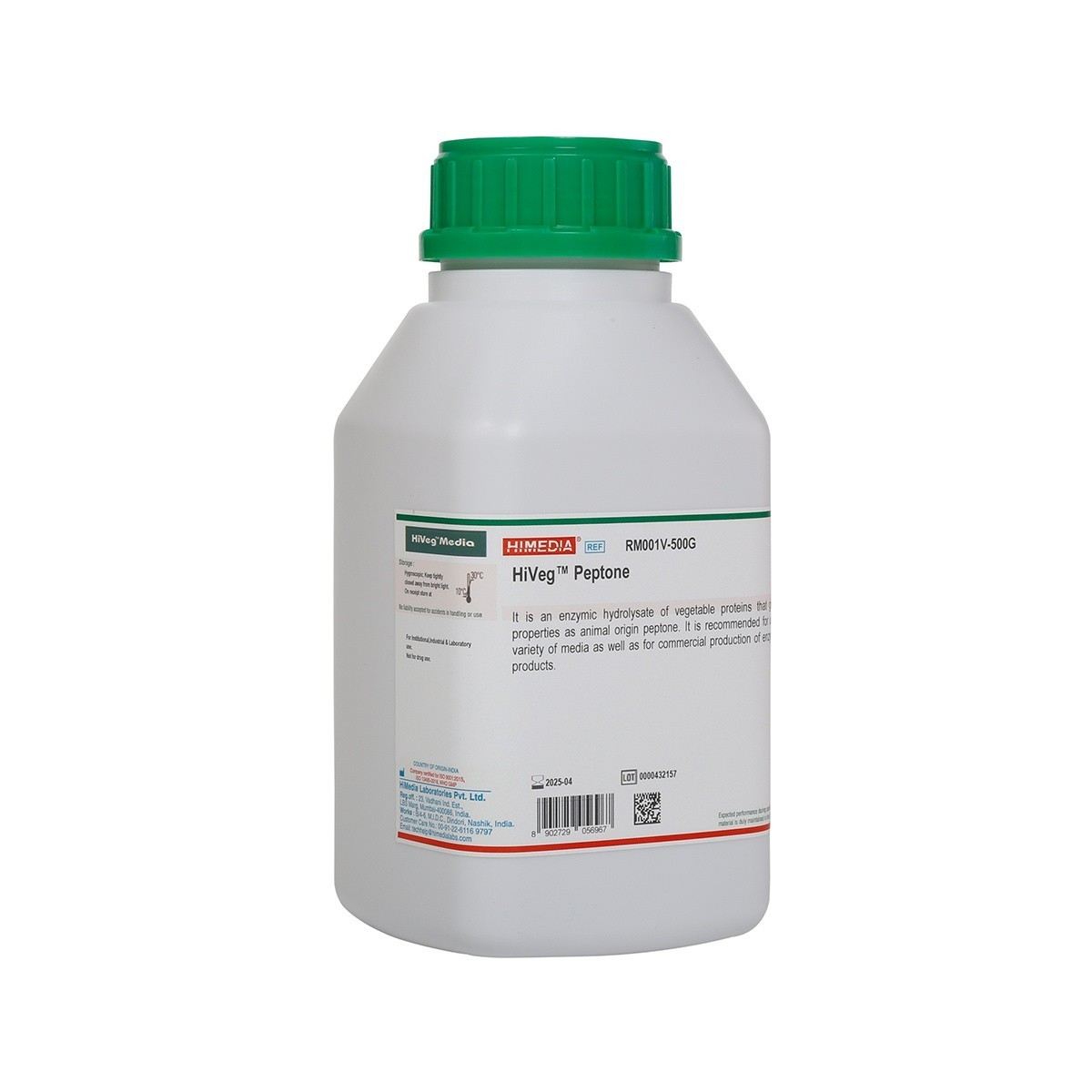 Himedia – HiVeg Peptone RM001V-500g l Free Shipping.