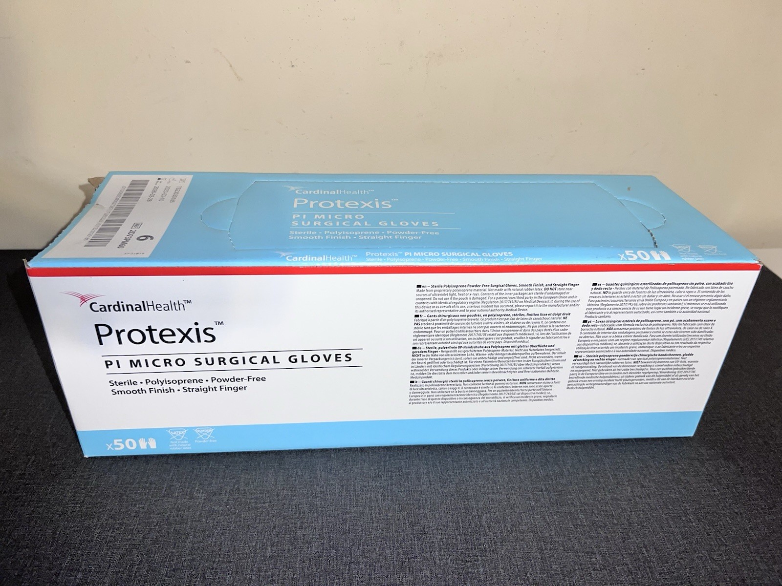 50-Pairs Cardinal Health Protexis PI Micro Surgical Size-6 Gloves 2D73PM60 *READ