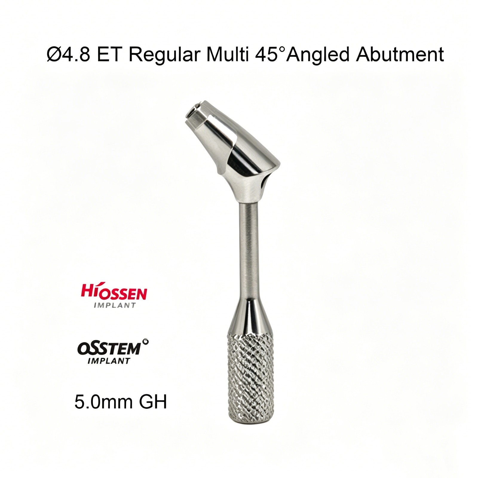 Dental Multi unit Angled abutment D4.8mm MUA 17/30/45° fits Hiossen Osstem M/R