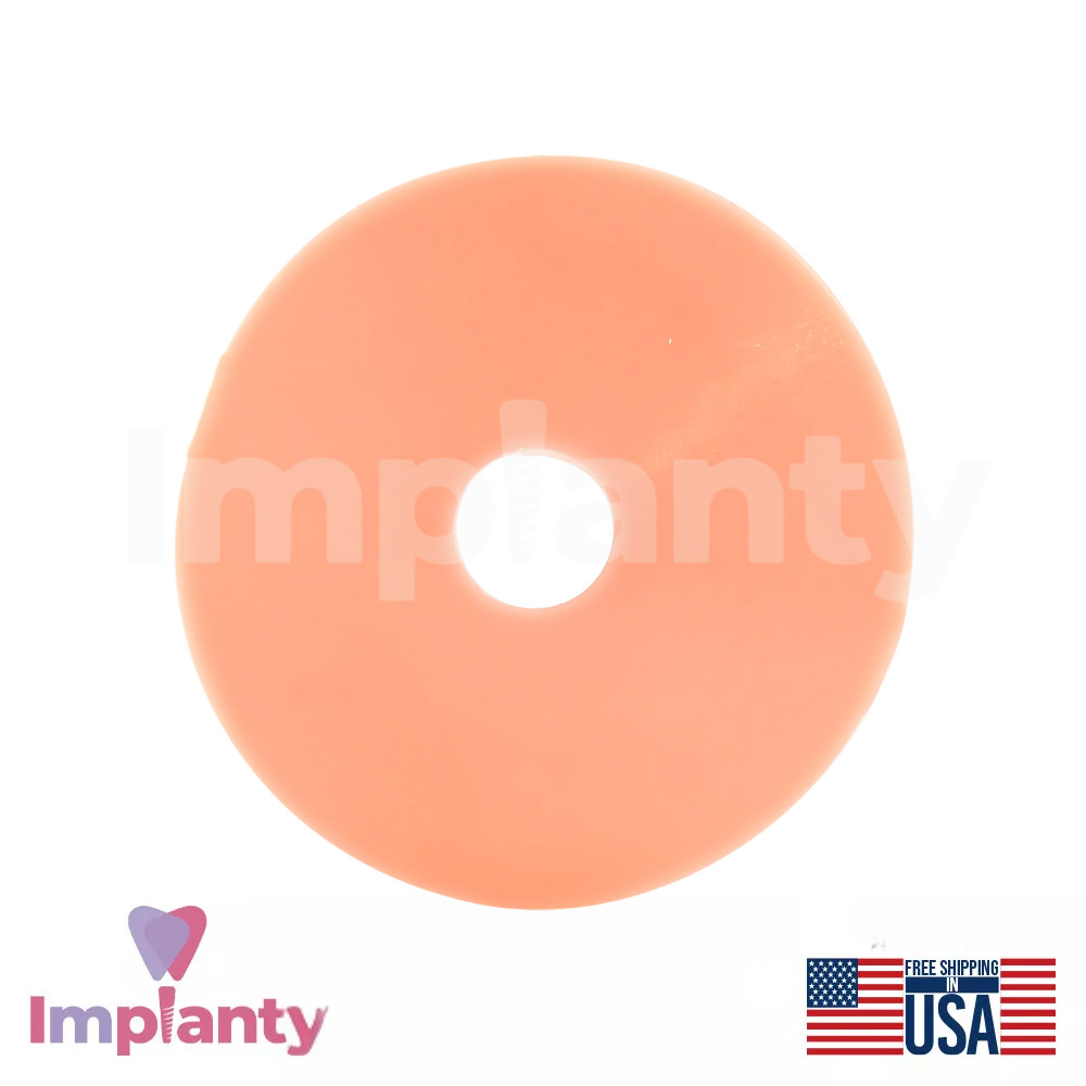 1x Dental Straight Lock Attachment Soft Silicone Set Slim Platform Int Hex