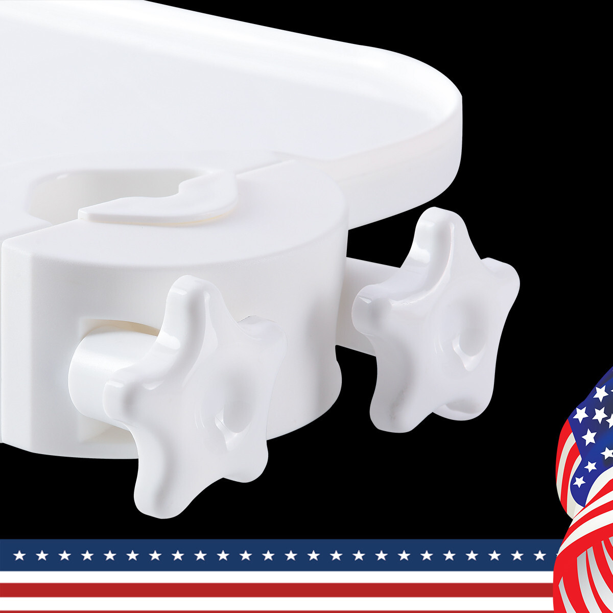 Dental Plastic Post Mounted Tray Table Chair Accessories For Dental Chair