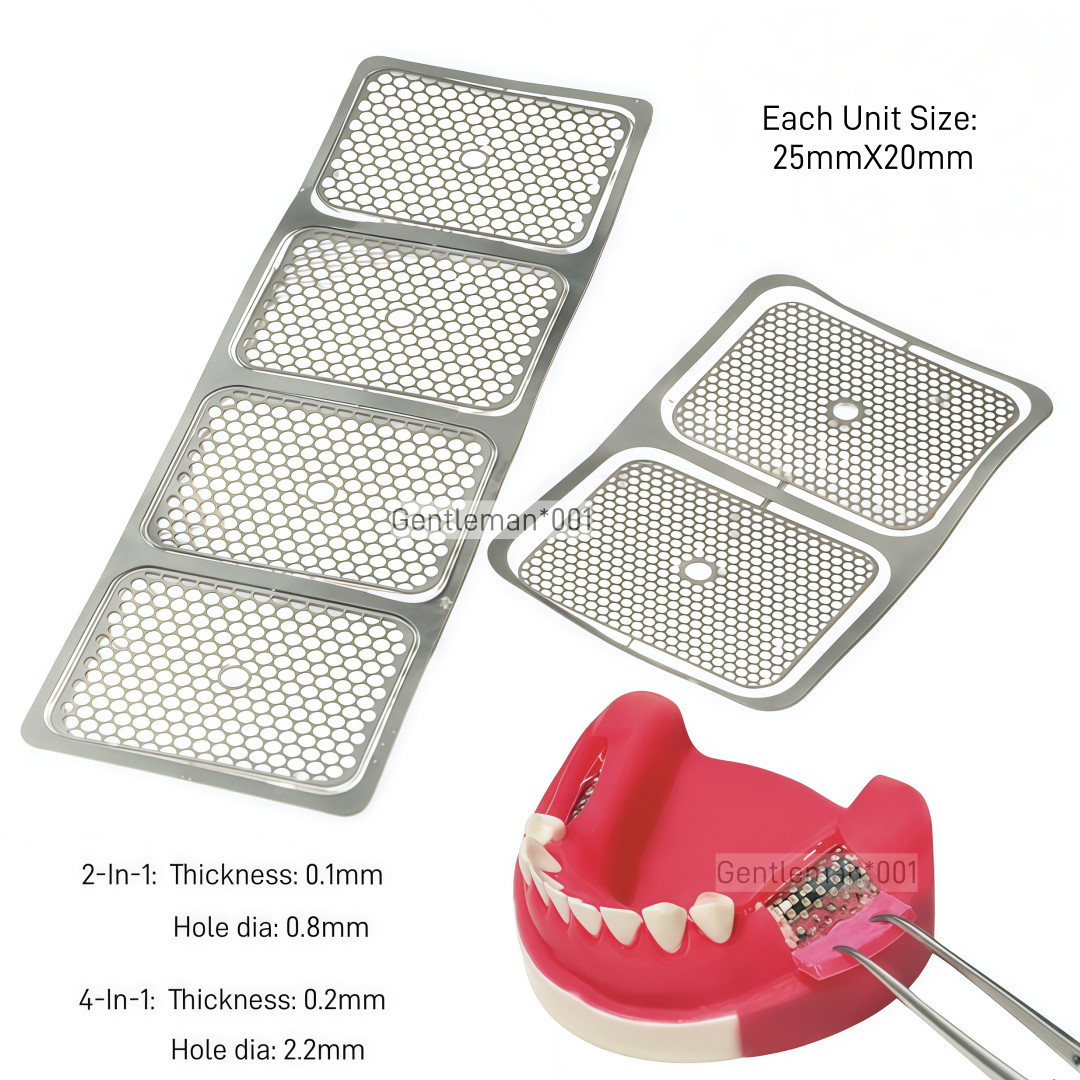 GBR Bone Incremental Titanium Mesh Membrane Implant Dental Regeneration Plates