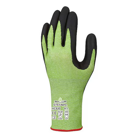 Showa 7501Pfm Disposable Gloves, 2.5 Mil Palm, Nitrile, Powder-Free, 200 Pk,