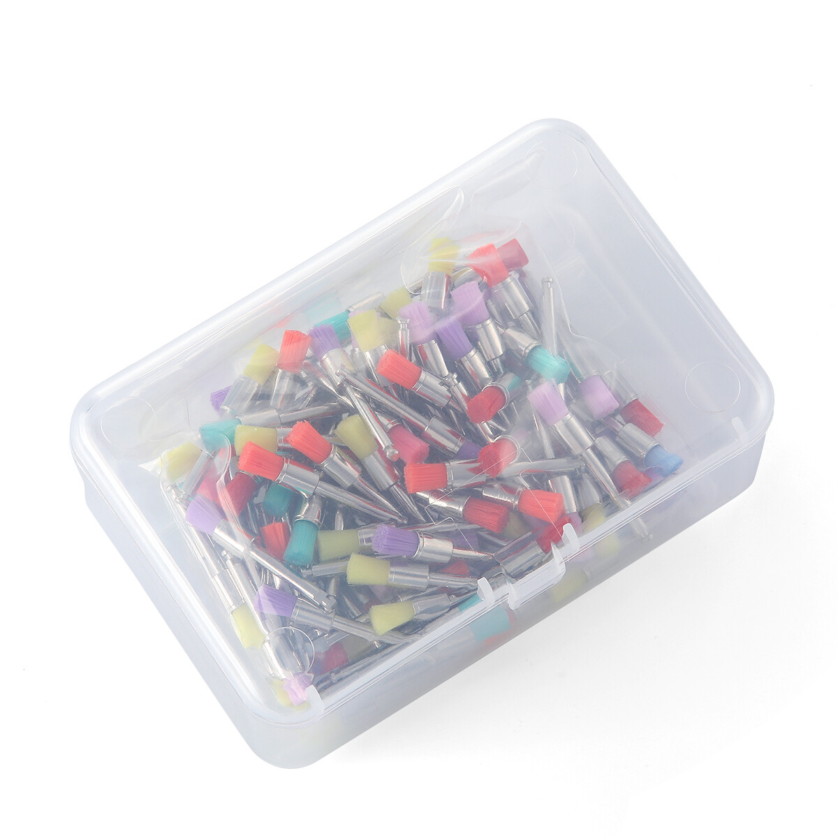 1000Pcs Dental Nylon Materials Closure Flat Polishing Polisher Prophylaxis Brush
