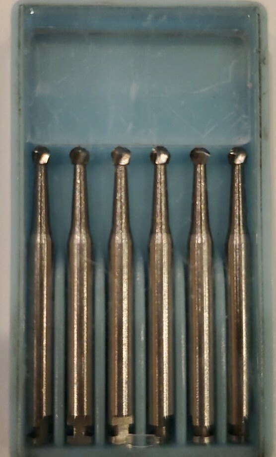 Surgical Length DENTAL Bur Tungsten Carbide Round Latch RA Size 6 Pack 6 Japan