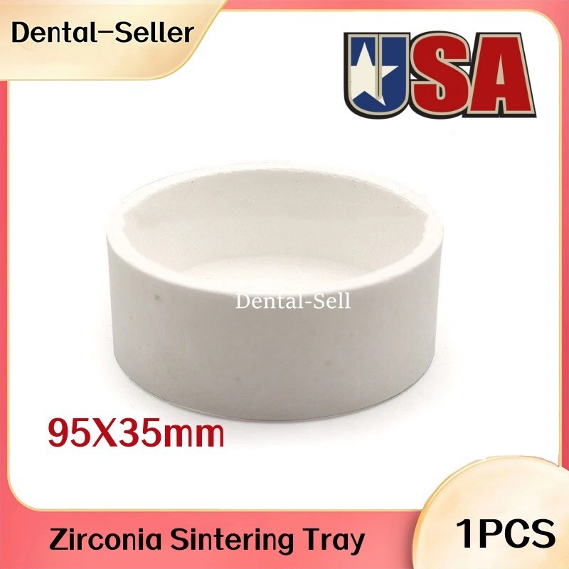 Zirconia Sintering Tray Plate Round 95x35mm Dental Lab Crucible USA