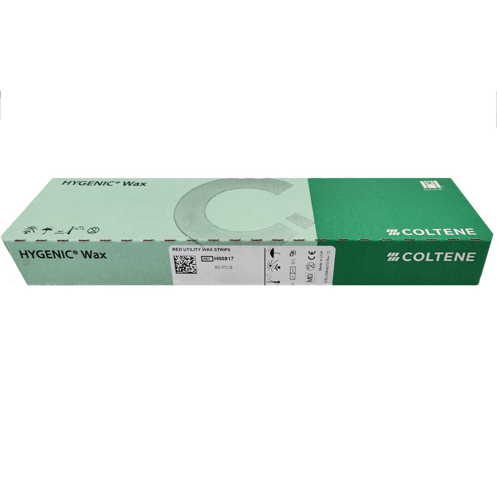*80-Pieces* Coltene Hygenic Red Utility Wax Strips H00817