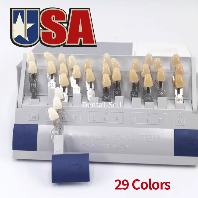 VITA Porcelain Dental Resin Toothguide 3D Master 16/29/32 Colors Shade Guide USA