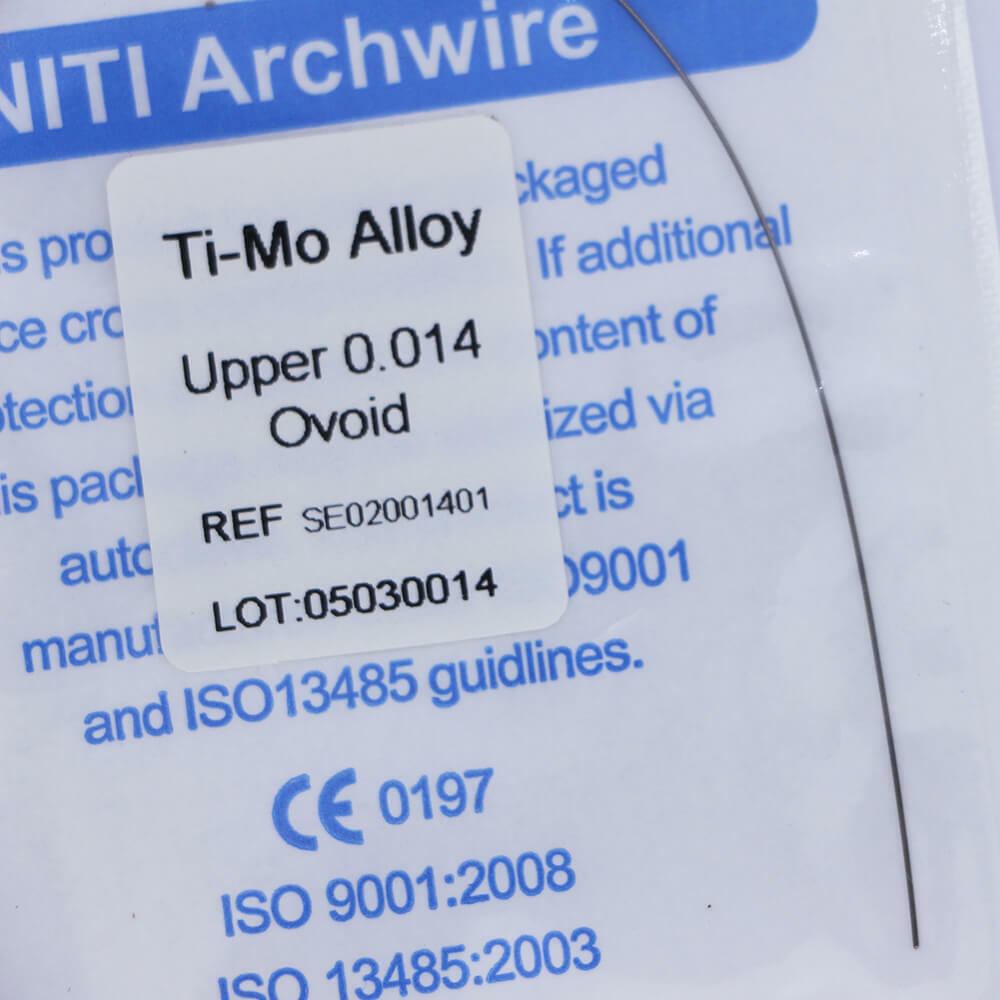 10packs Dental Orthodontic TMA Beta Ti-Mo Alloy Round Arch Wires