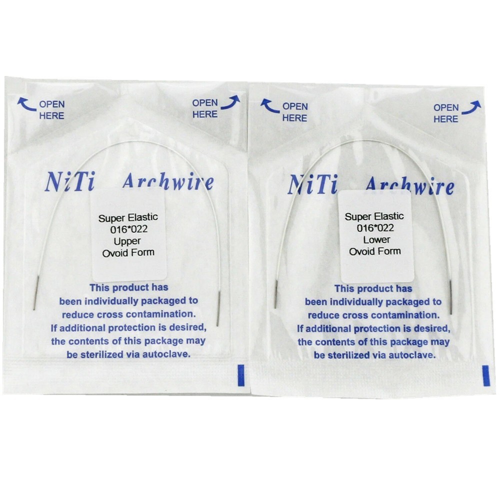 1Pc/Pack Ortho Dental Rectangular Super Elastic Niti Arch Wire White/Teeth Color