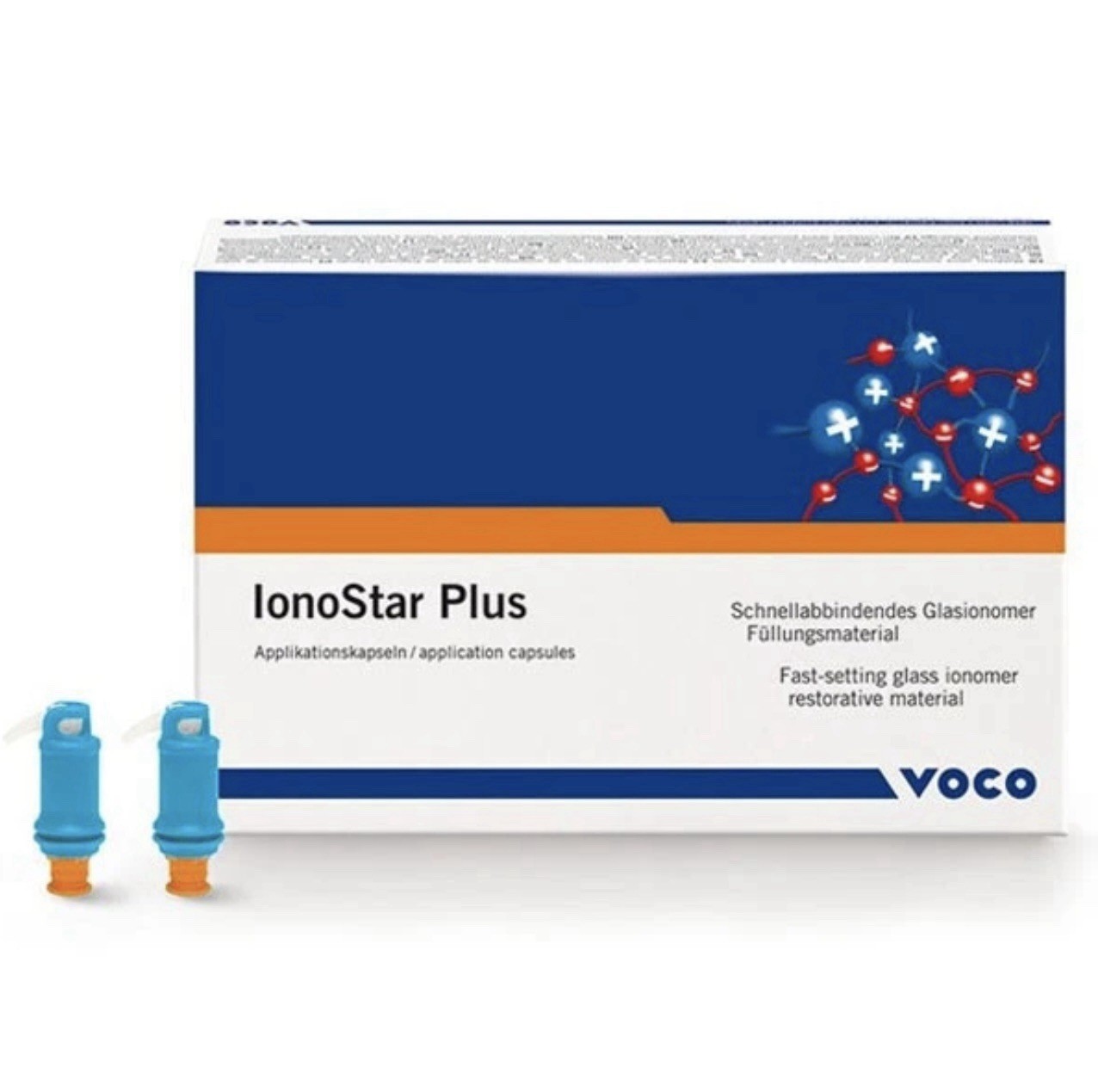 VOCO IonoStar Plus -Fast-setting glass Ionomer restorative material -20 Caps A2