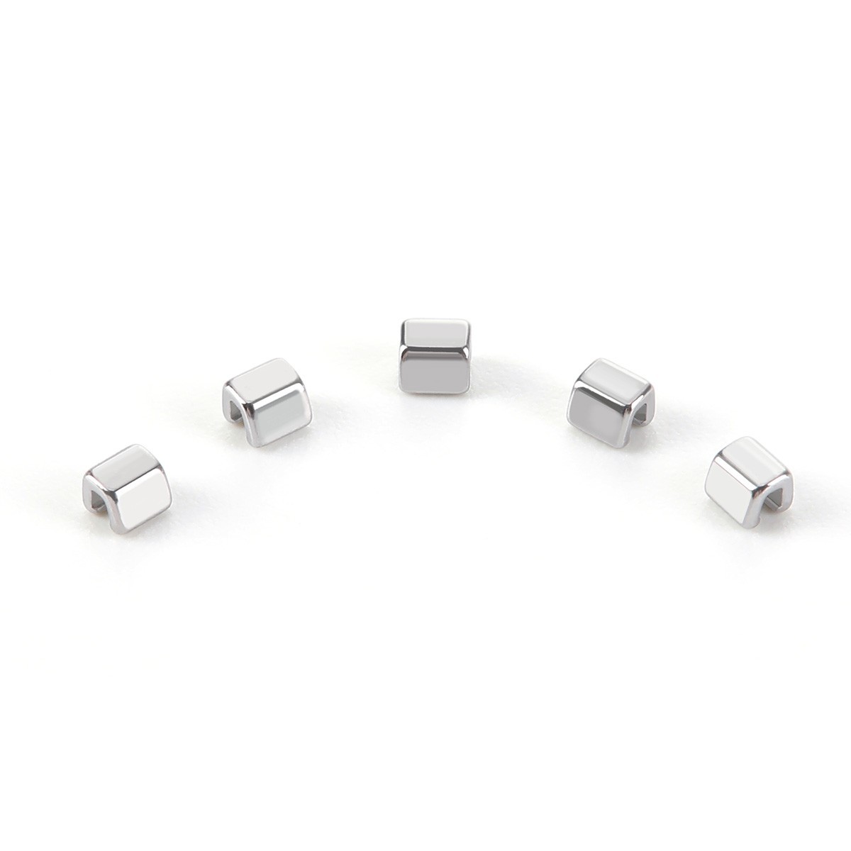 100pcs Dental Orthodontic Crimpable Hooks Stops Metal Stop Type for Arch Wire