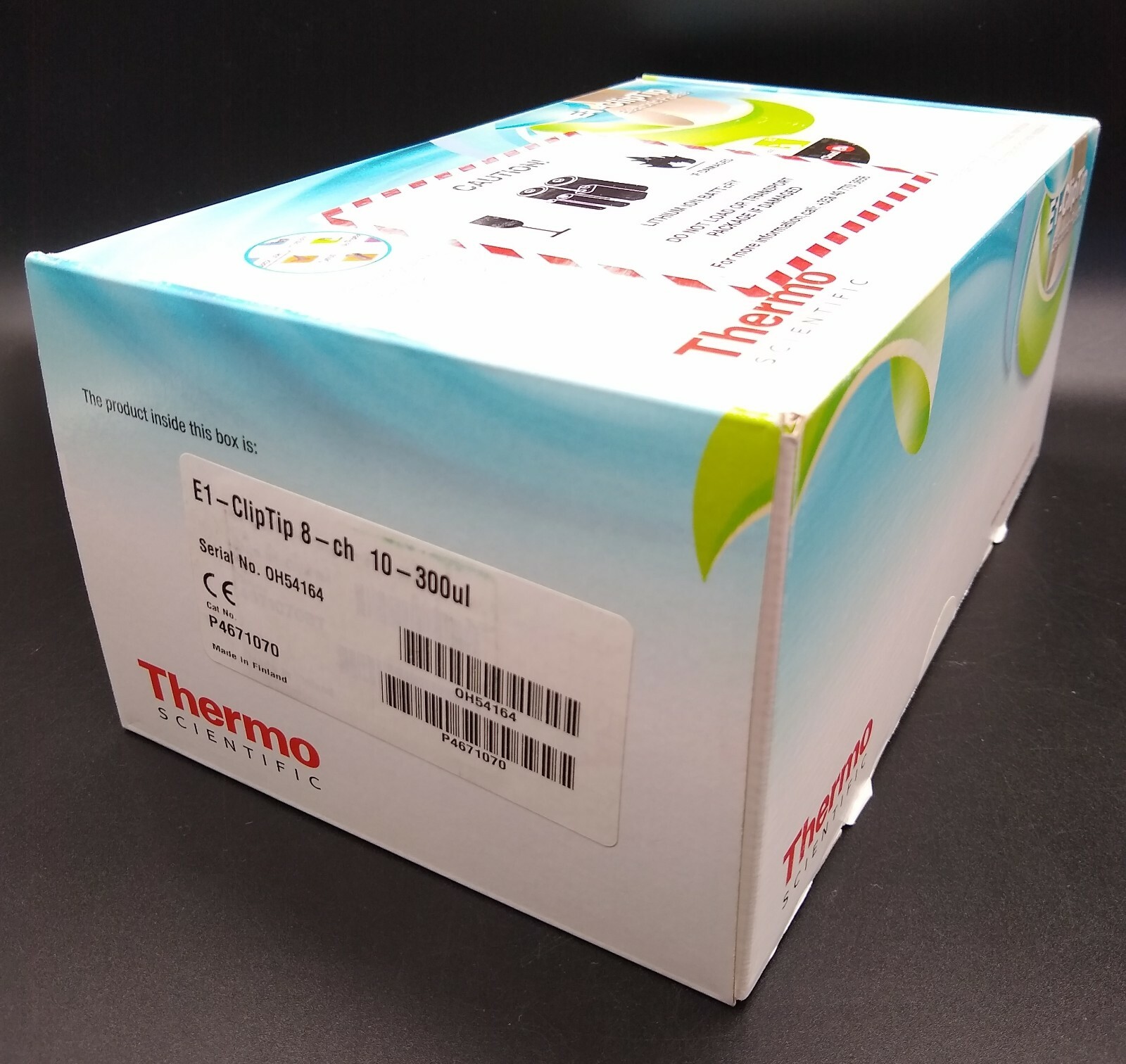 Thermo Scientific 4671070BT E1-ClipTip 10-300µL 8Ch Bluetooth Electronic Pipette