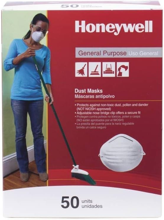 Nuisance Disposable Dust Masks – Box of 50 Lightweight Protection for Adults