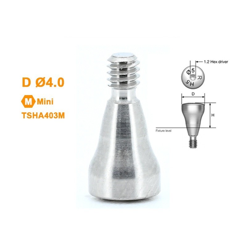5Pcs Dental Healing Abutment Caps Regular Mini Platform Fits Oss Hiossen