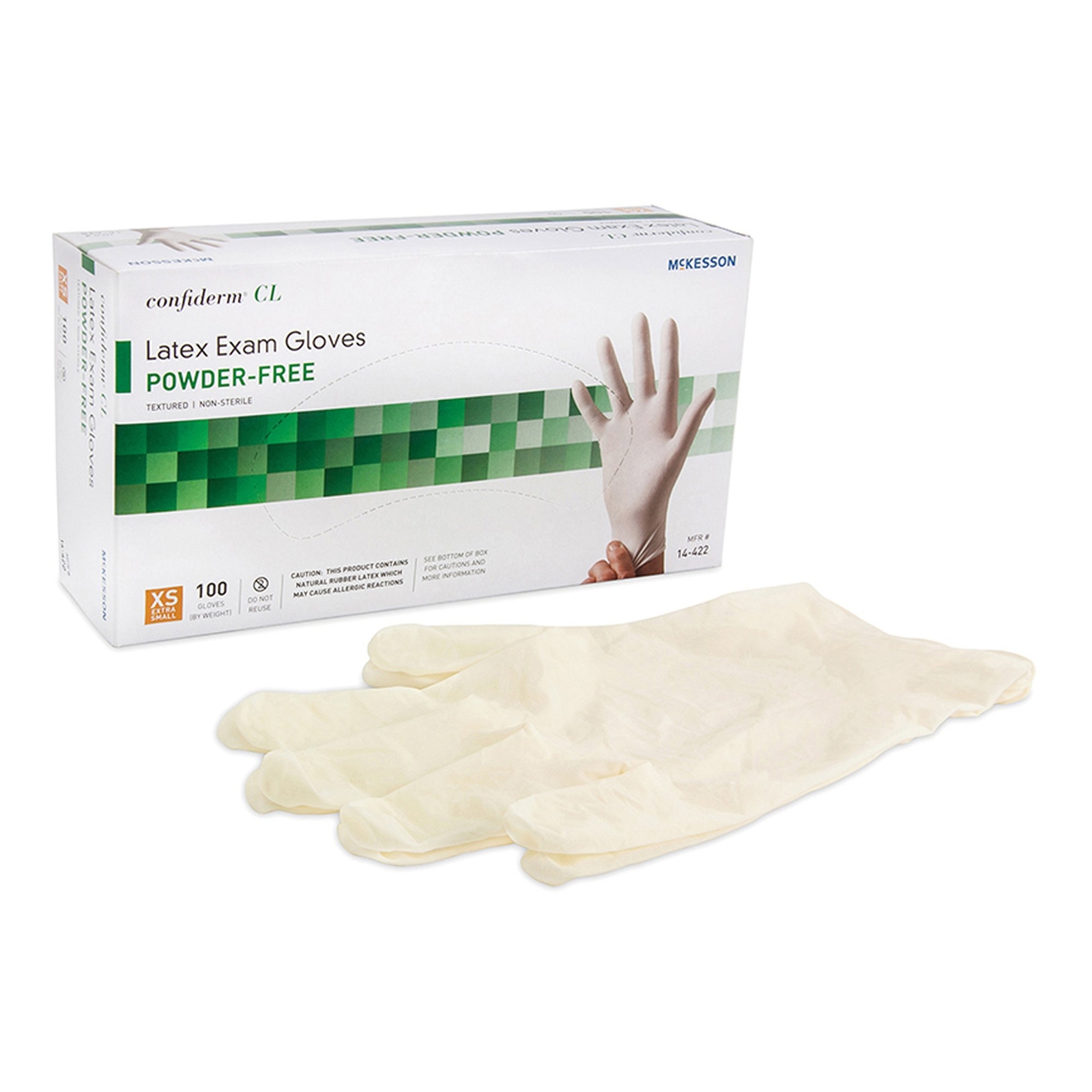 McKesson Confiderm Latex Exam Glove – 1000 per Case