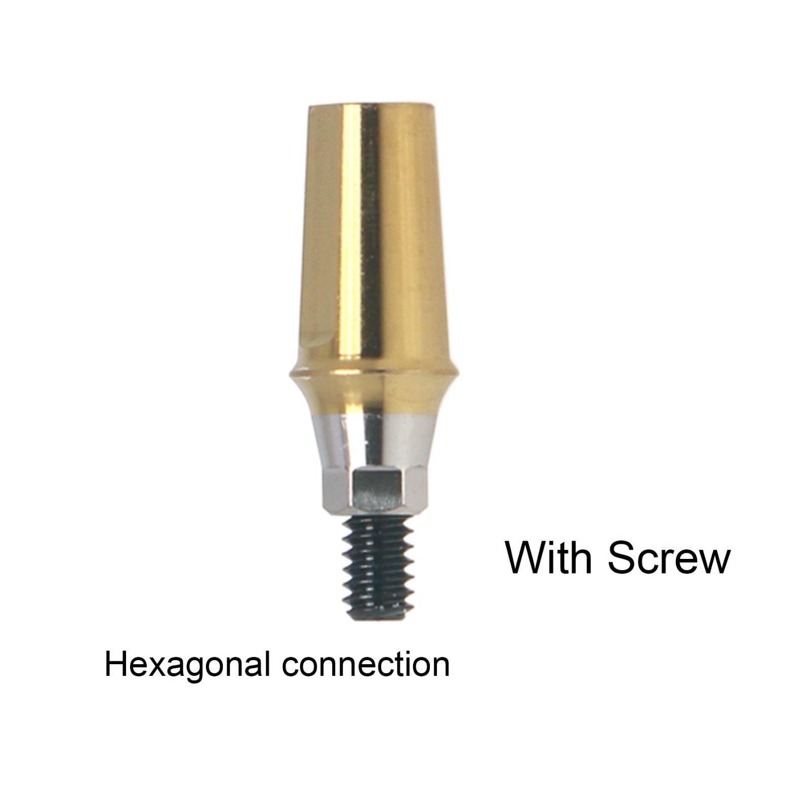 Implant Straight Abutment Titanium 7.0 mm height Hex Fit Hiossen ET Mini/Regular