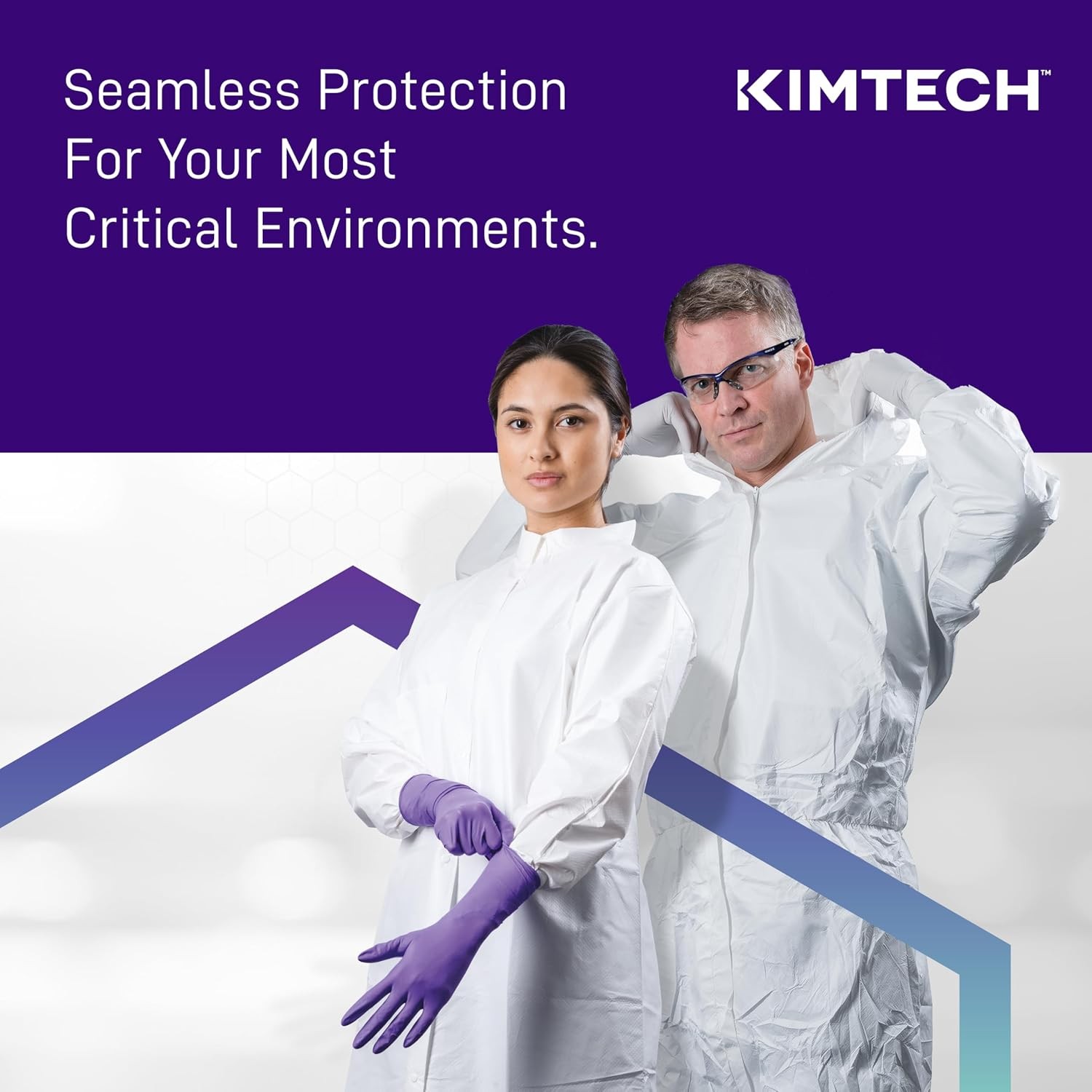 Kimtech™ Vista™ Nitrile Exam Gloves (62826) 4.3 Mil, Ambidextrous, 9.5”, S, 200