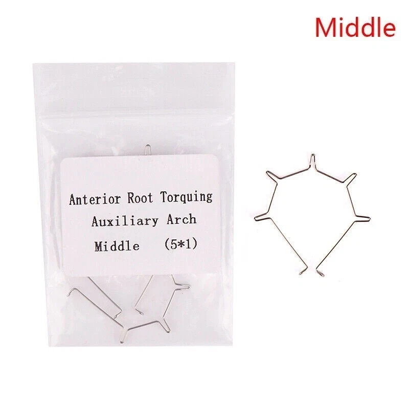 5pcs/Pack Dental Orthodontic Anterior Root Torquing Auxiliary Arch Middle choose