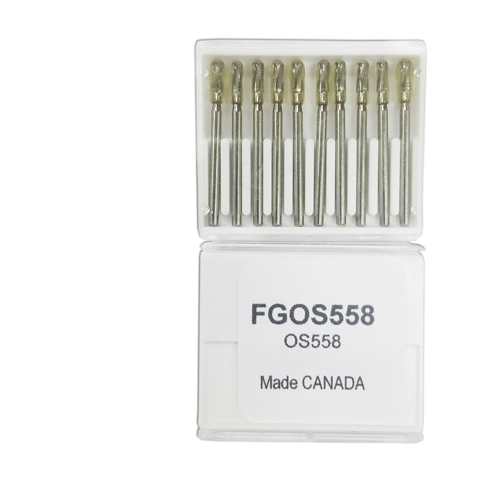 Beavers FGOS558 Carbide Burs Friction Grip FG & Surgical Made in Canada 100 Bur