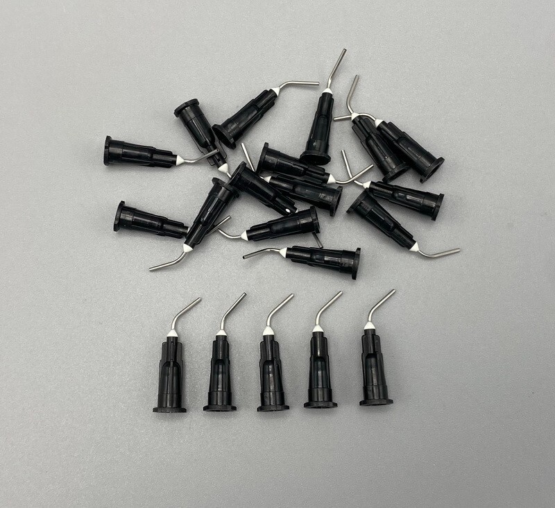 100Pcs/pack Dental Needle Tips for Etch Gel Composite Flow Applicator 18/19/20G