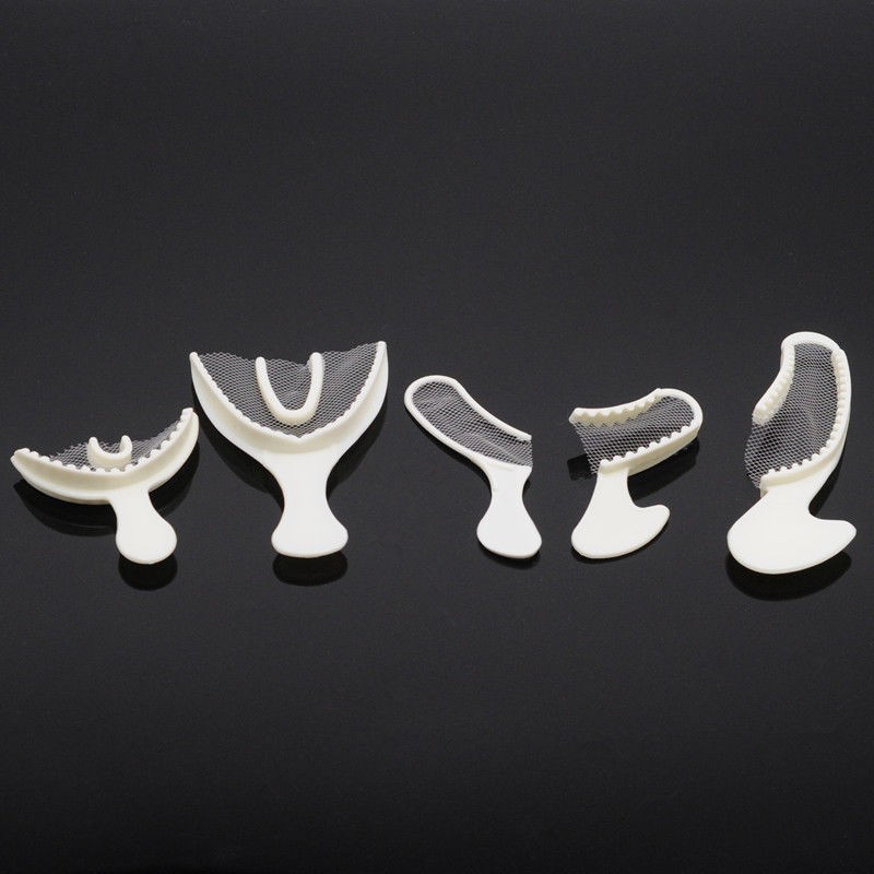 Dental Disposable Triple Impression Bite Registration Trays Mold Posterior Arch