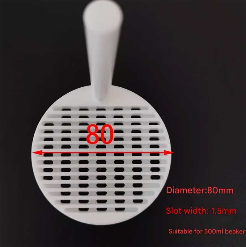 High Temperature Resistant PTFE Cleaning Rack for Lab Glass Beaker Cleaning