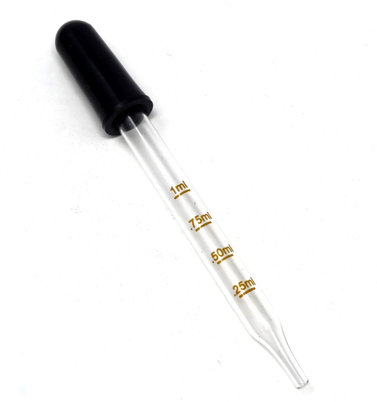 24 Pack Calibrated Glass Liquid Dropper Medicine 1ml Essential Oils Eye Pipette