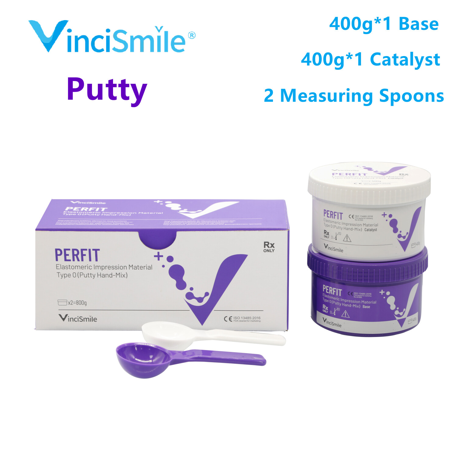 VPS Dental Impression Material Putty Heavy Regular Light Body Fast Normal Set