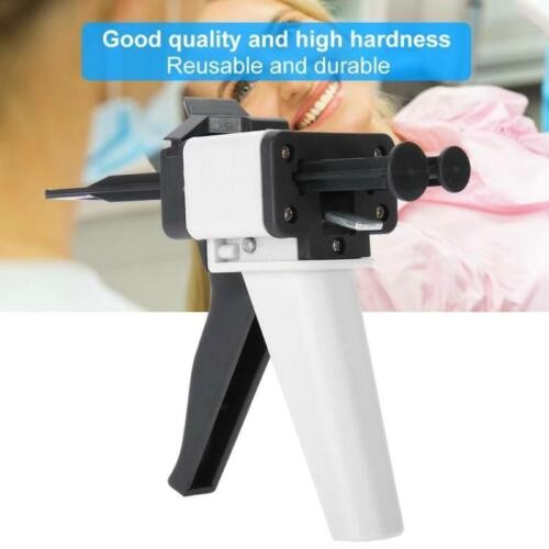 1pc Dental Impression Materials Mixing Dispensing Dispenser Gun 50ml 1:1/2:1 US