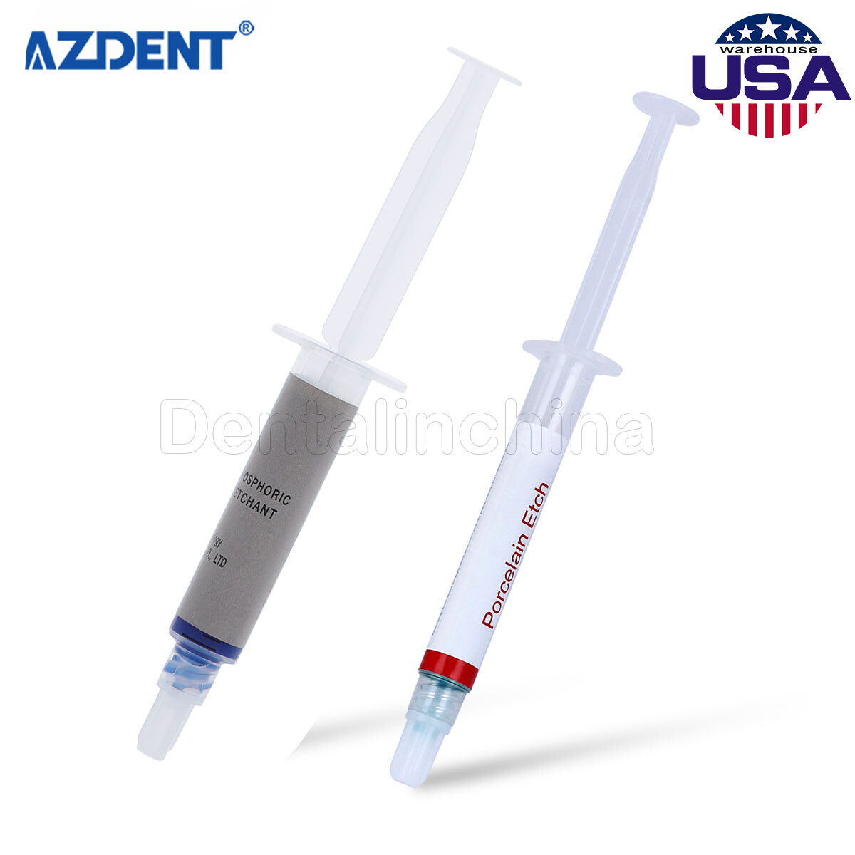 Porcelain Etch Gel 9.5% Hydrofluoric Acid Etchant/ Dentex Etching Gel For Dentin