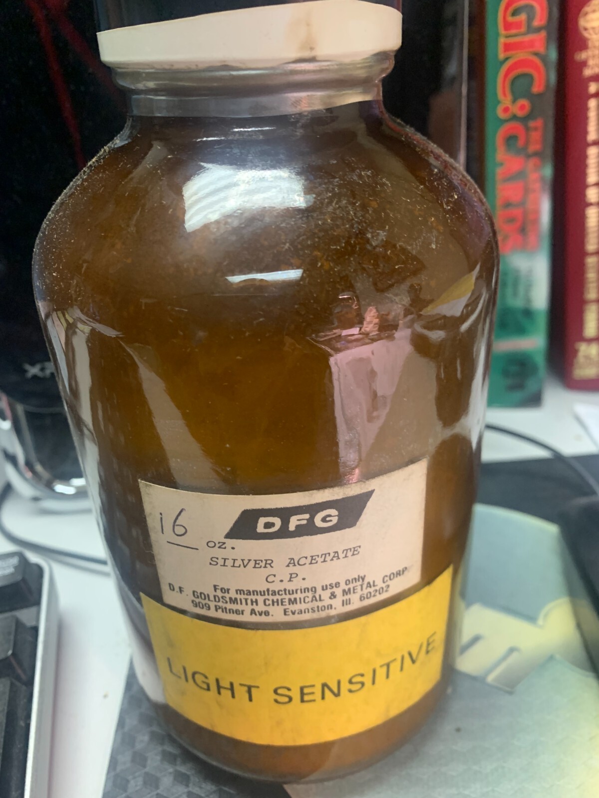 DFG Chemical Silver Acetate C.P. 1 pound