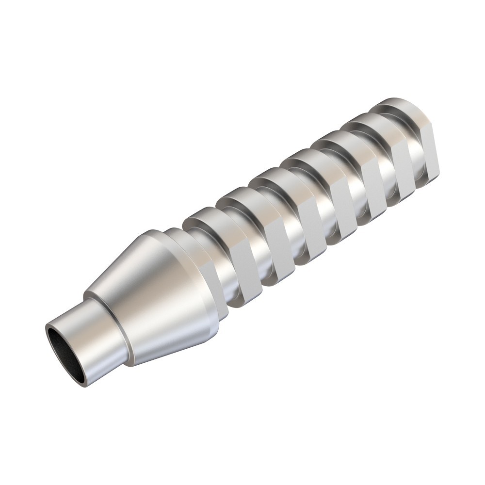 1pcs Temporary Straight Titanium Abutment With Screw Conical Connection NP
