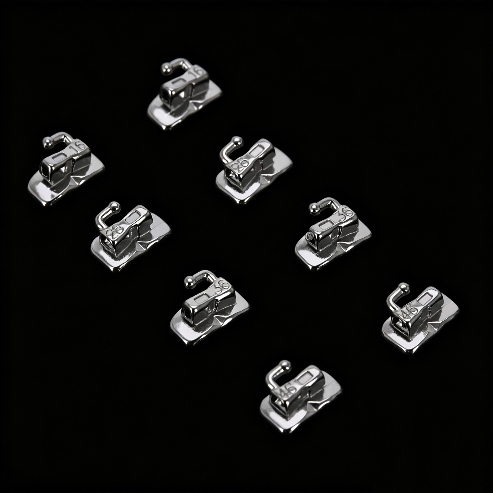 MacDent Dental Orthodontic Buccal Tubes 1st 2nd Molar Tube Roth MBT 022 Bondable