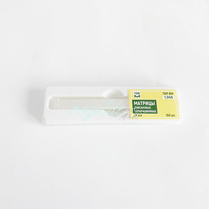 Dental Transparent Strips Matrix Polyester Film CONTISEN Blue Strip Fit Garrison