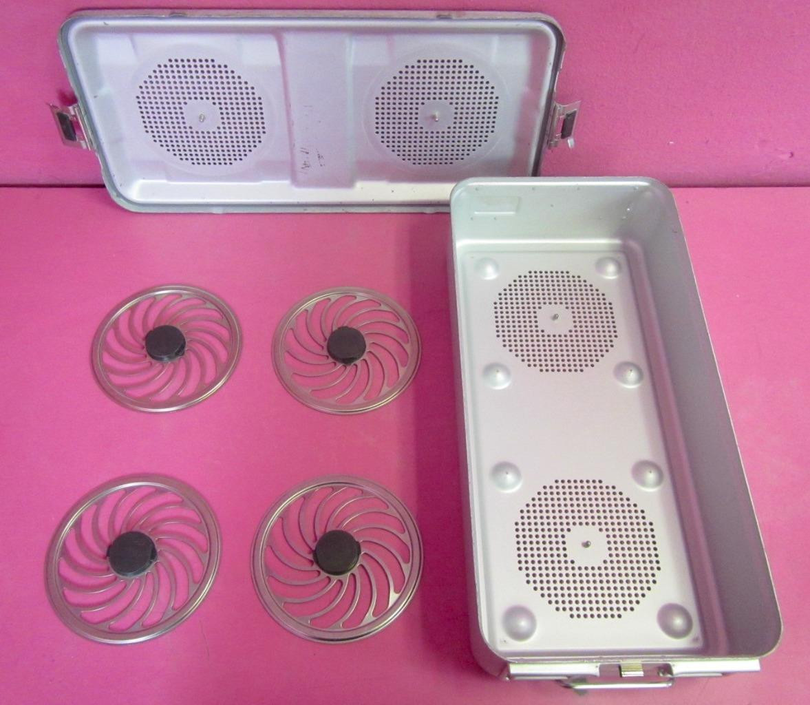 Aesculap JN441 Autoclave Sterilizer Sterilization Container Case & Lid 23x11x5.5