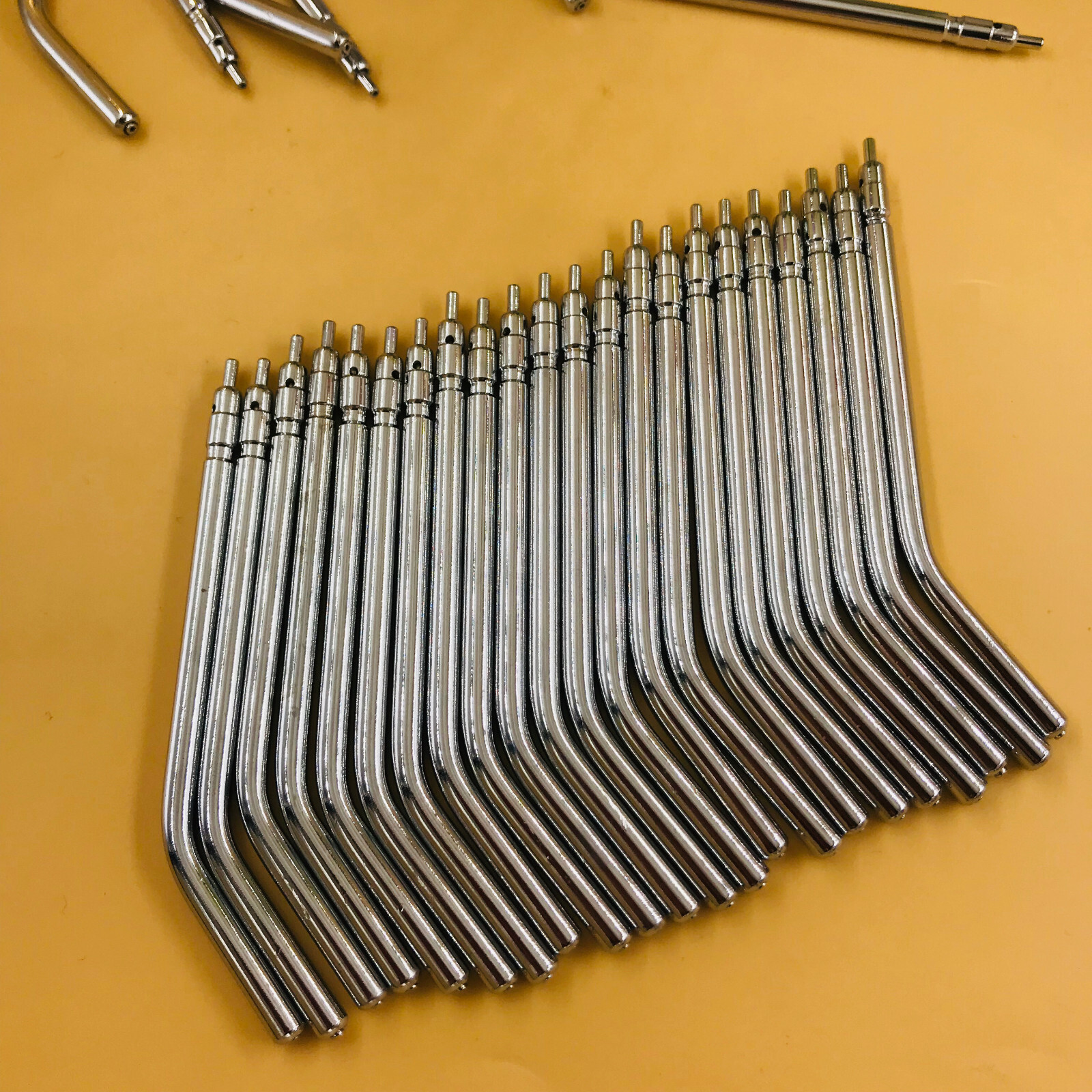 50pcs Dental Air Water Spray Triple Syringe Metal Nozzles Tips Tube Autoclavable