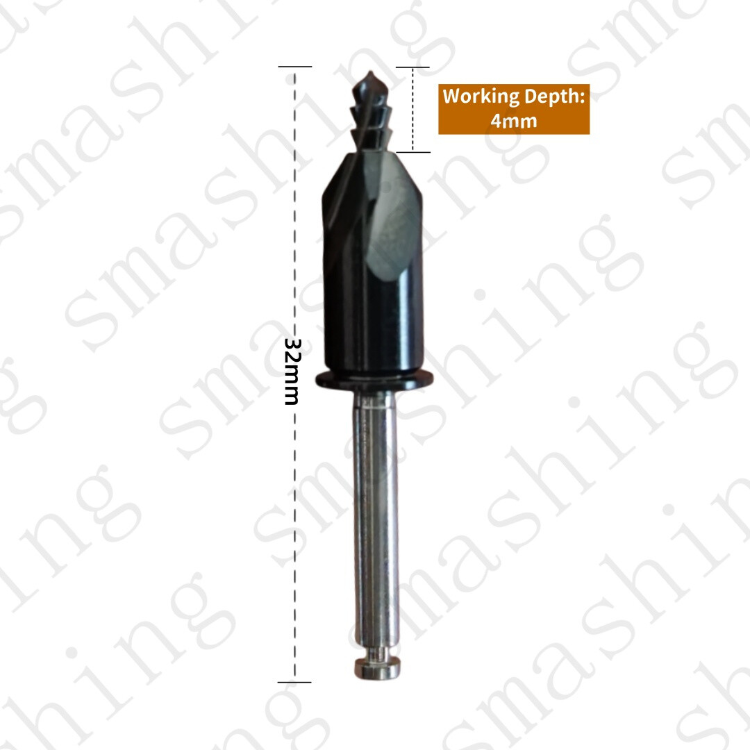 Dental Guide Drill Digital Pilot Guide Im plant Drill DLC Coated Depth 4/8mm