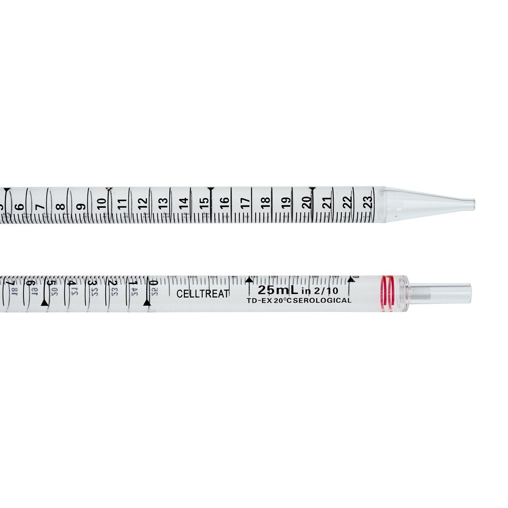 CELLTREAT 229025B Sterile Pipette – 200 Count 25ml