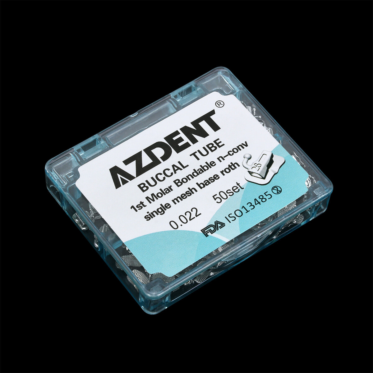 AZDENT Dental Orthodontics Buccal Tubes 1st 2nd Molar Tube Roth MBT 022 018 Type