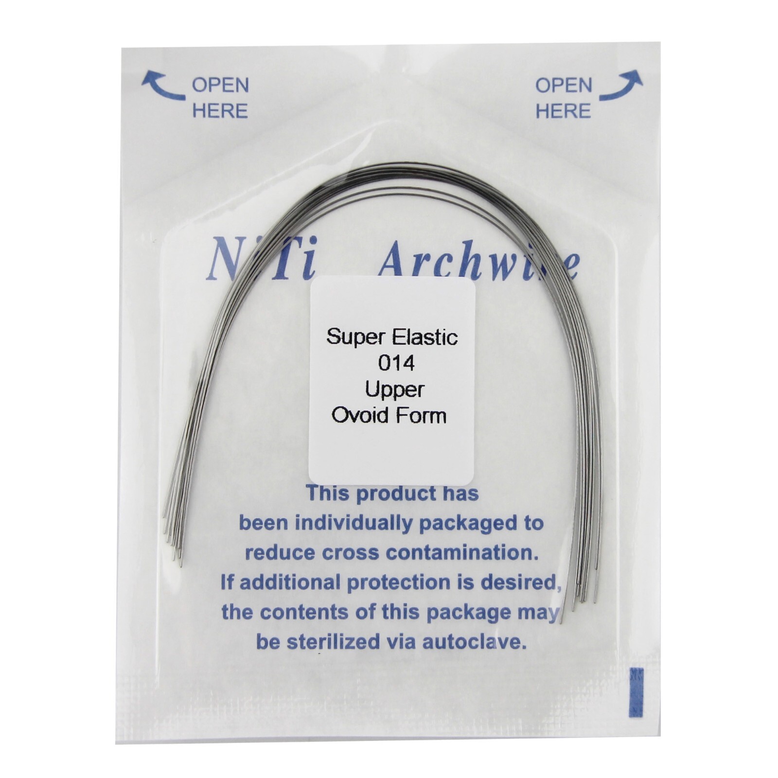 Orthodontic Arch Wire Niti Round Rectangular Ovoid Natural arcos de ortodoncia