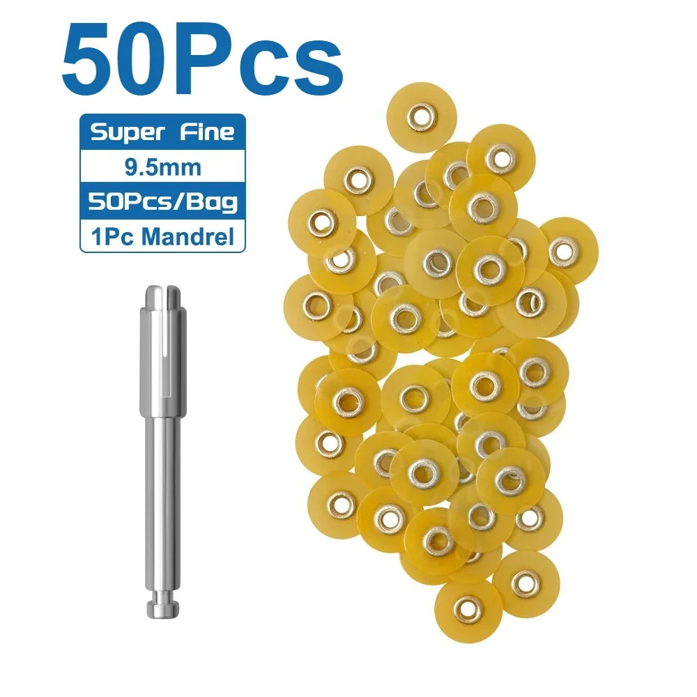 Dental Finishing Polishing Discs Soflex Flexi Disc wHolding Rod Mandrel RA Shank