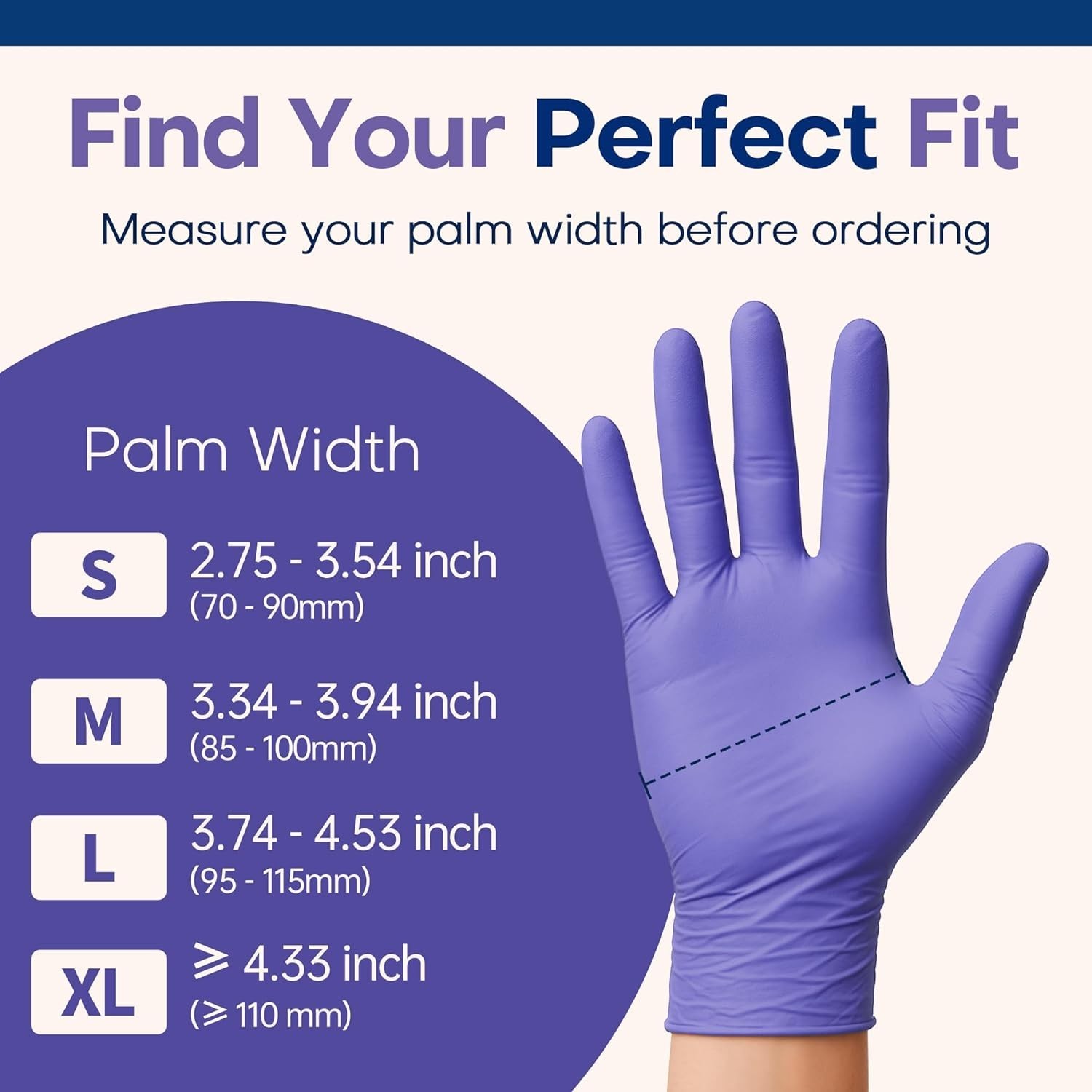 Ambidextrous Nitrile Gloves – 100 Latex-Free, Waterproof & Ideal for All Uses